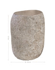 Lava Stone Stool Uniqwa Collections