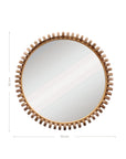 Lindi Round Mirror | Natural Small Uniqwa Collections