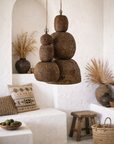 Lulah Pendant | Sculptural Composite | Dark Roast Uniqwa Collections