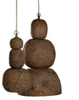 Lulah Pendant | Sculptural Composite | Dark Roast Uniqwa Collections