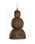 Lulah Pendant | Sculptural Composite | Dark Roast Large Uniqwa Collections