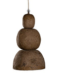 Lulah Pendant | Sculptural Composite | Dark Roast Uniqwa Collections