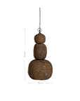 Lulah Pendant | Sculptural Composite | Dark Roast Small Uniqwa Collections