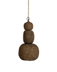 Lulah Pendant | Sculptural Composite | Dark Roast Uniqwa Collections