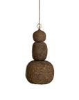 Lulah Pendant | Sculptural Composite | Dark Roast Uniqwa Collections