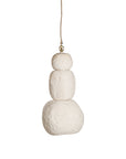 Lulah Pendant | Sculptural Composite | Light Roast Uniqwa Collections