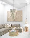 Lulah Pendant | Sculptural Composite | Light Roast Uniqwa Collections
