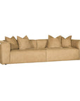 Malta Four Seater Sofa | Aniline Leather | Cashew Uniqwa Collections