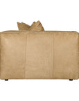 Malta Four Seater Sofa | Aniline Leather | Cashew Uniqwa Collections