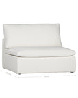Malewane Sofa | Ivory Uniqwa Collections