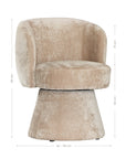 Malfi Swivel Chair | Dolce Uniqwa Collections