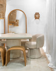 Malfi Swivel Chair | Glam Luxe Uniqwa Collections