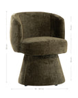 Malfi Swivel Chair | Herb Uniqwa Collections
