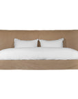Mallorca Bed | Buffalo Leather | Enoki Brown Uniqwa Collections