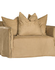 Mallorca One Seater Sofa | Aniline Leather | Cashew Uniqwa Collections