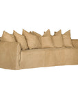 Mallorca Three Seater Sofa | Aniline Leather | Cashew Uniqwa Collections