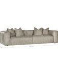 Malta Sofa | Buffalo Leather | Earthy Grey Uniqwa Collections