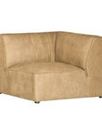 Manson Modular Sofa | Aniline Leather | Cashew Corner Seat Uniqwa Collections