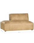 Manson Modular Sofa | Aniline Leather | Cashew Uniqwa Collections