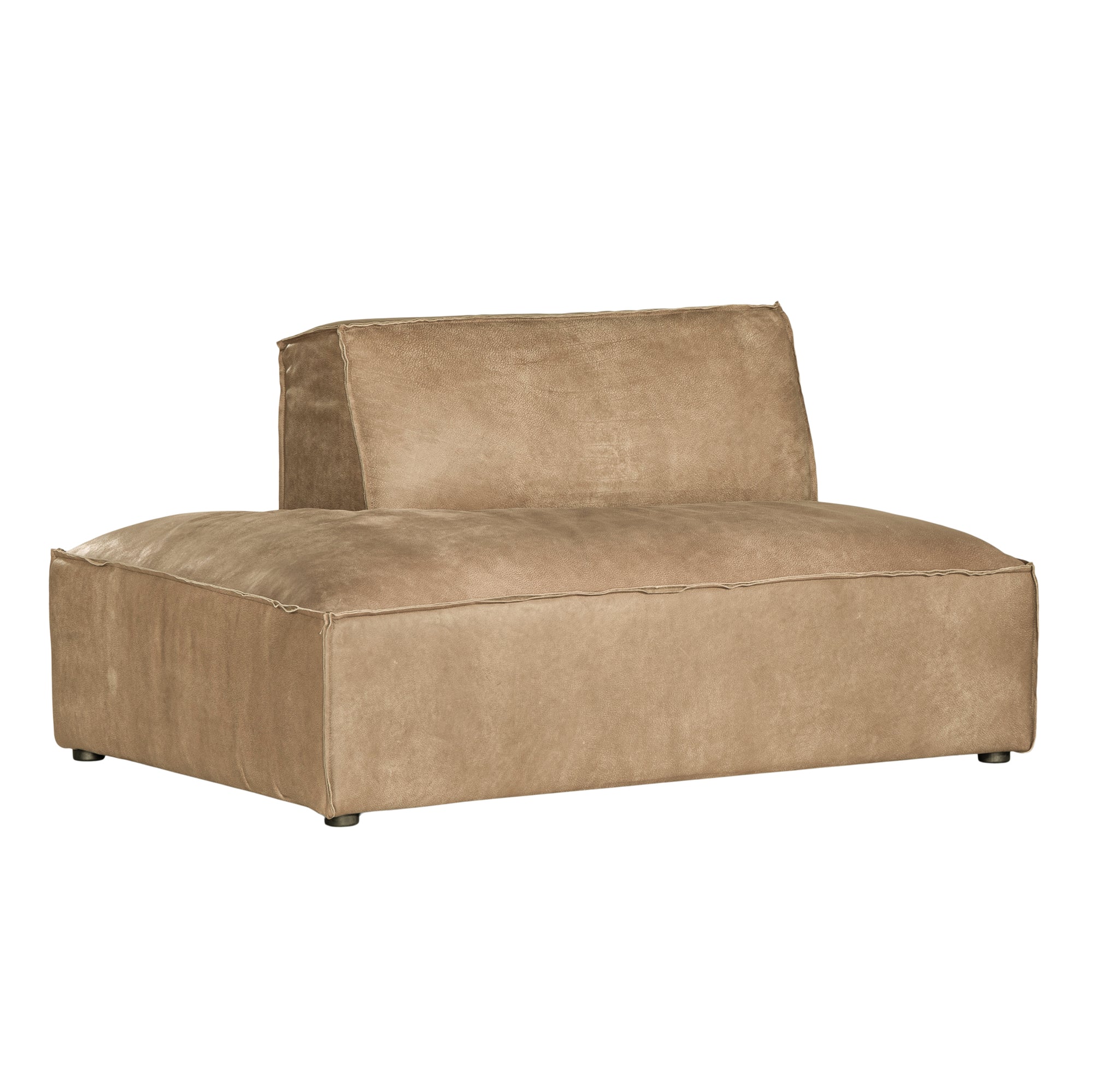 Manson Modular Leather Sofa | Cashew Uniqwa Collections