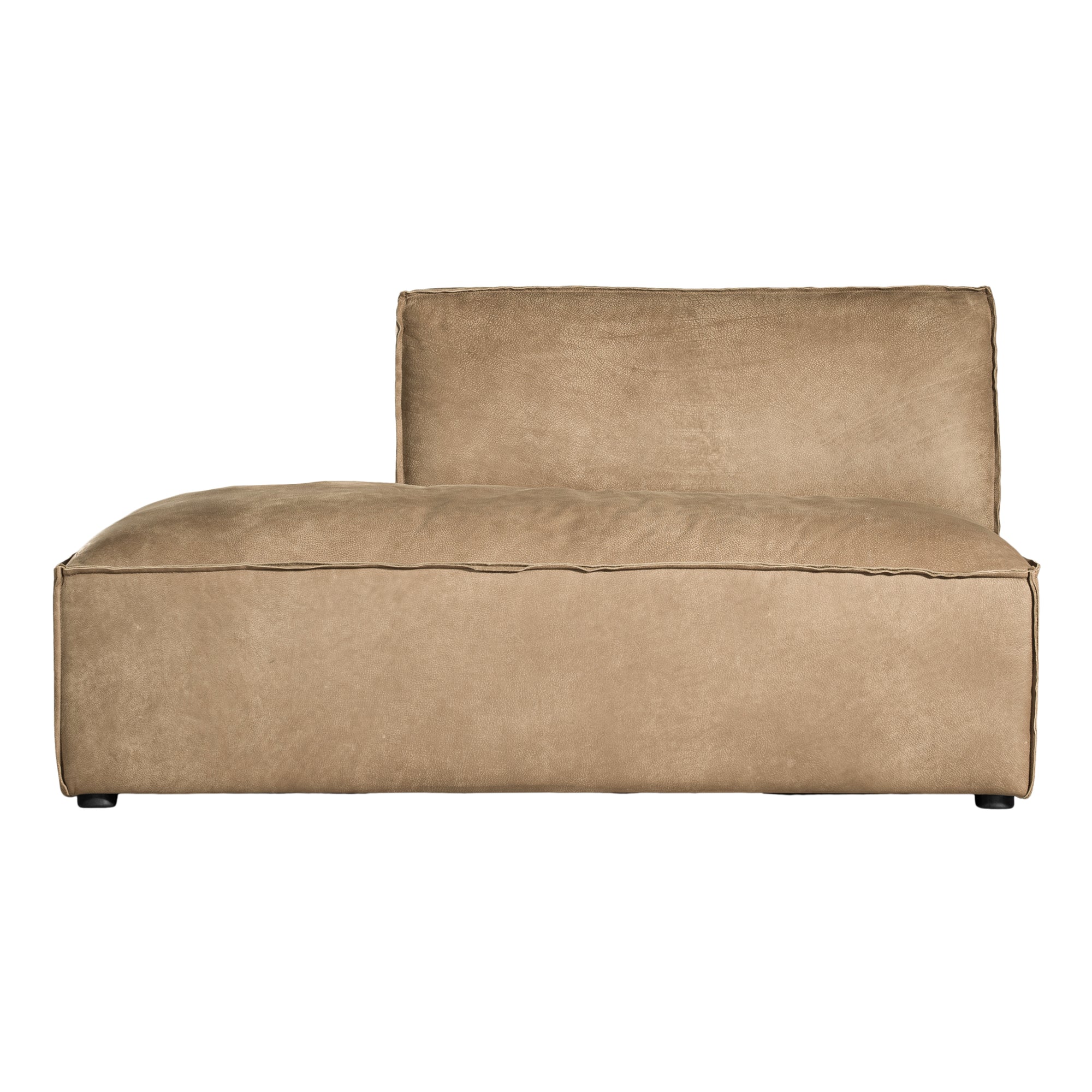 Manson Modular Leather Sofa | Cashew Uniqwa Collections