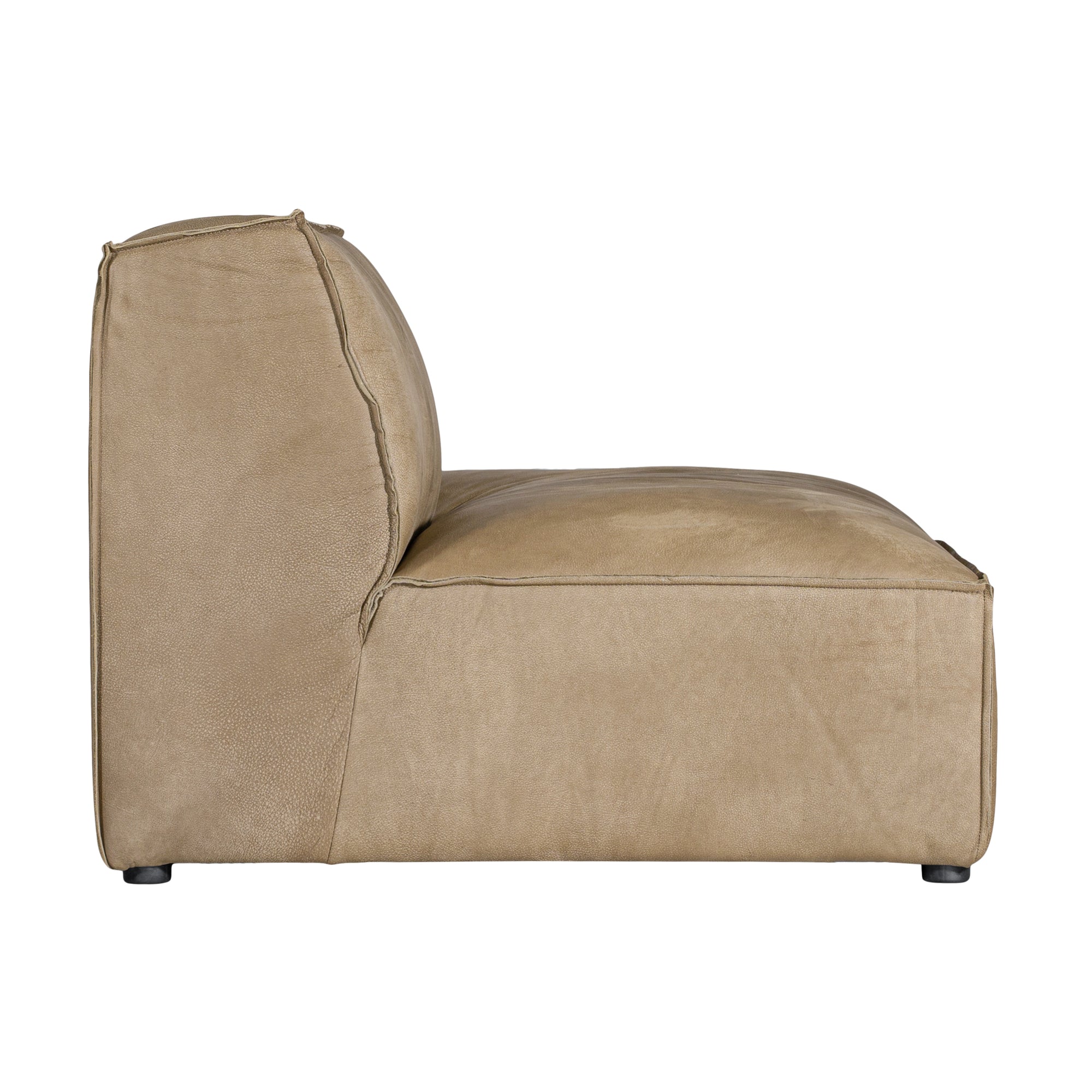 Manson Modular Leather Sofa | Cashew Uniqwa Collections