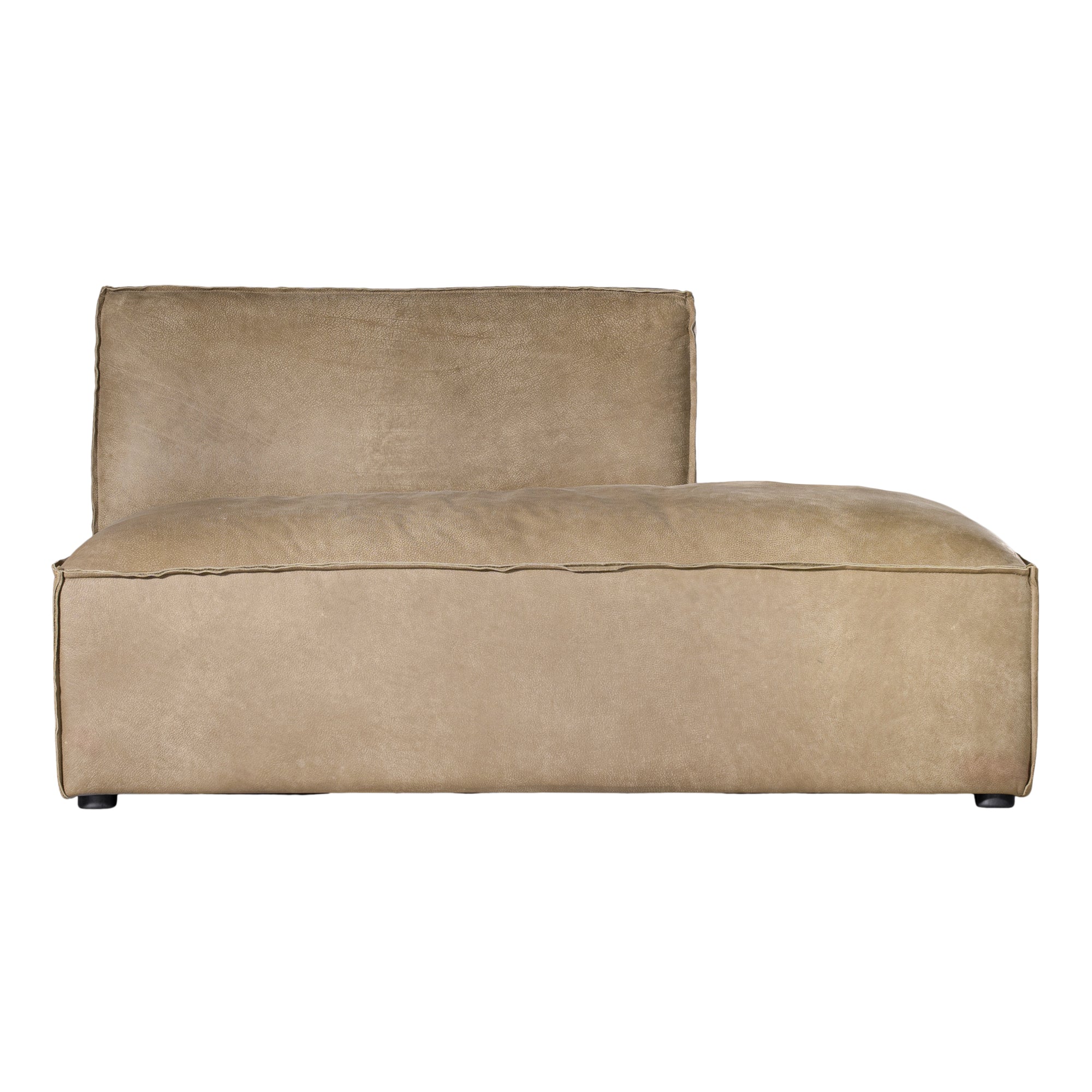 Manson Modular Leather Sofa | Cashew Uniqwa Collections