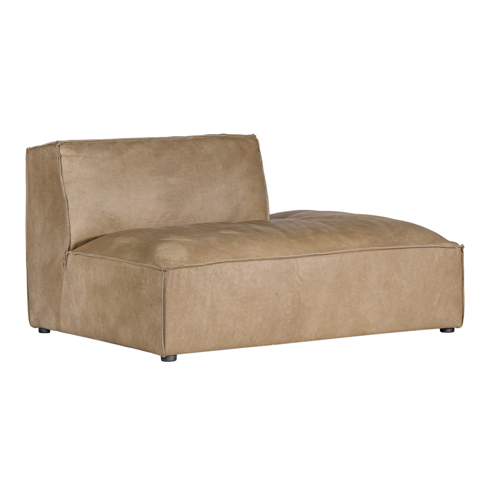 Manson Modular Leather Sofa | Cashew Uniqwa Collections