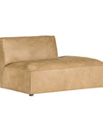 Manson Modular Sofa | Aniline Leather | Cashew Uniqwa Collections