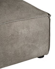 Manson Modular Sofa | Buffalo Leather | Earthy Grey Uniqwa Collections