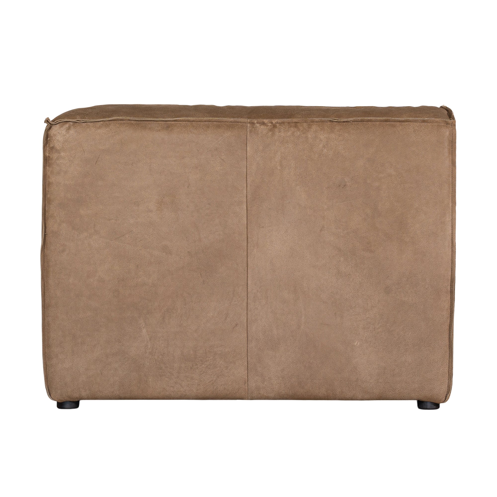 Manson Modular Buffalo Leather Sofa | Mushroom Brown Uniqwa Collections