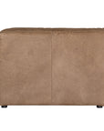 Manson Modular Buffalo Leather Sofa | Mushroom Brown Uniqwa Collections