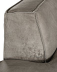 Manson Modular Sofa | Buffalo Leather | Earthy Grey Uniqwa Collections