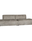 Manson Modular Sofa | Buffalo Leather | Earthy Grey Uniqwa Collections