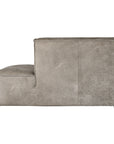 Manson Buffalo Leather Modular Sofa | Earthy Grey Uniqwa Collections