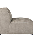 Manson Buffalo Leather Modular Sofa | Earthy Grey Uniqwa Collections