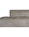 Manson Modular Sofa | Buffalo Leather | Earthy Grey Right Side Chaise Uniqwa Collections