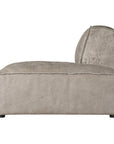 Manson Buffalo Leather Modular Sofa | Earthy Grey Uniqwa Collections
