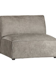Manson Modular Sofa | Buffalo Leather | Earthy Grey Uniqwa Collections