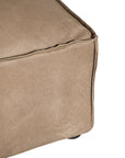 Manson Buffalo Leather Modular Sofa | Enoki Brown Uniqwa Collections