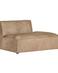 Manson Buffalo Leather Modular Sofa | Enoki Brown Uniqwa Collections