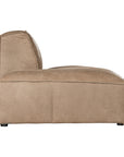 Manson Buffalo Leather Modular Sofa | Enoki Brown Uniqwa Collections