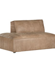 Manson Buffalo Leather Modular Sofa | Enoki Brown Uniqwa Collections