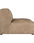 Manson Buffalo Leather Modular Sofa | Enoki Brown Uniqwa Collections