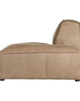 Manson Buffalo Leather Modular Sofa | Enoki Brown Uniqwa Collections
