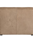Manson Buffalo Leather Modular Sofa | Enoki Brown Uniqwa Collections