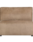 Manson Buffalo Leather Modular Sofa | Enoki Brown Uniqwa Collections