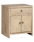 Marina Elm Bedside | Drift Uniqwa Collections