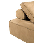 Maui Sofa | Aniline Leather | Cashew Uniqwa Collections