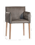 Mayan Armchair | Buffalo Leather Uniqwa Collections
